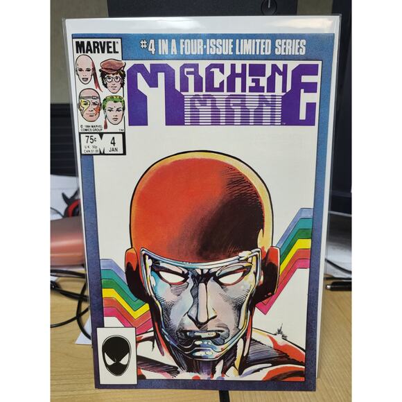 Machine Man #4 1984 Mini-Series Finale Barry Windsor Smith Jocasta High Grade - Picture 1 of 6